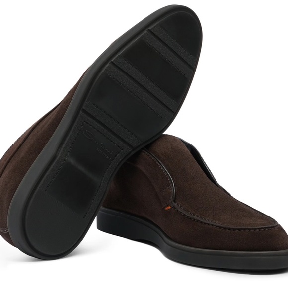 55% OFF SALE  NIB Santoni Men’s Dragon Desert Boot – Dark Brown Suede Bootie 9.5 main image 15